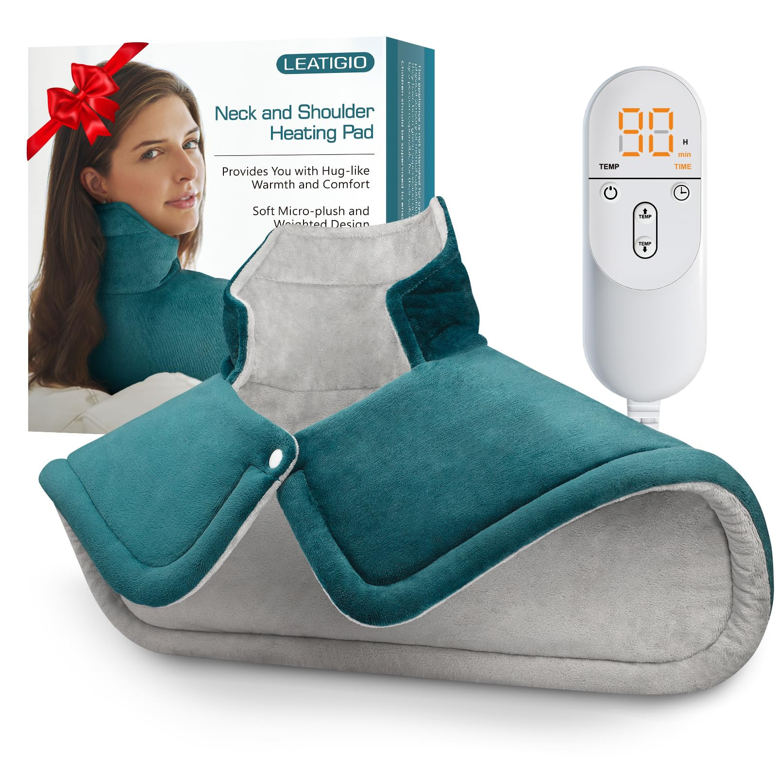 Heating Pad for Neck and Shoulder Pain Relief, Valentines Day Gifts for Her Women Mom Men Him, We... | Amazon (US)