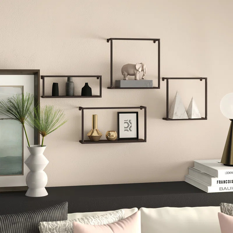 Alfy 4 Piece Metal Tiered Shelf | Wayfair North America