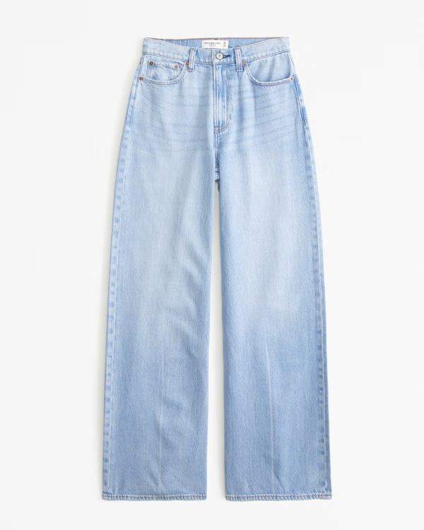 High Rise Wide Leg Jean | Abercrombie & Fitch (UK)