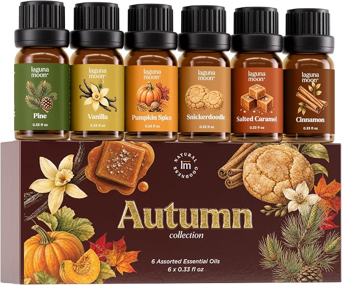 Lagunamoon Fall Essential Oils Set for Diffuser for Home 6 x 10ml | Amazon (US)