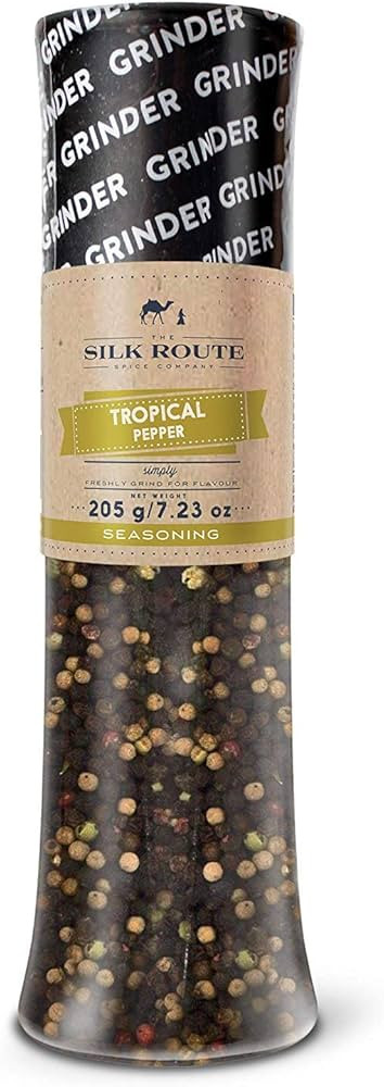 Silk Route Spice Company Tropical/Rainbow Pepper Giant Grinder 205G | Amazon (UK)