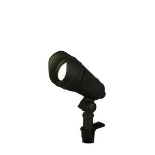 Hampton Bay 9.8-Watt Millennium Black Adjustable Light Color Outdoor Integrated LED Landscape Spo... | The Home Depot