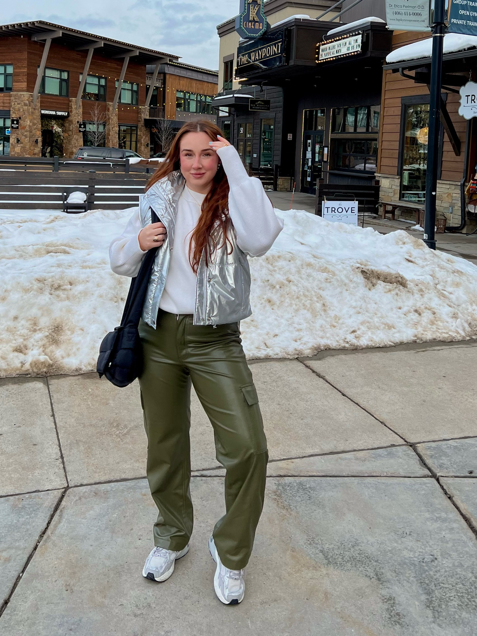 Comfy cozy errands outfit! Size 29 in the leather pants, xs in the free people sweater, and small in the vest 

Abercrombie pants, leather pants, winter style, cold weather outfit 

#LTKSeasonal #LTKsalealert #LTKfindsunder100