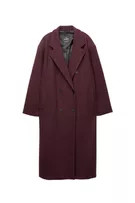 Long double-breasted coat | PULL and BEAR UK