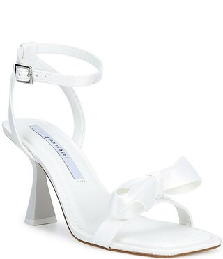 Ransley Satin Bow Square Toe Dress Sandals | Dillard's