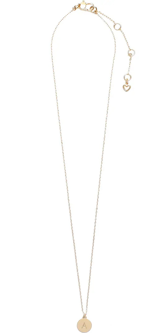 mini initial pendant necklace | Nordstrom