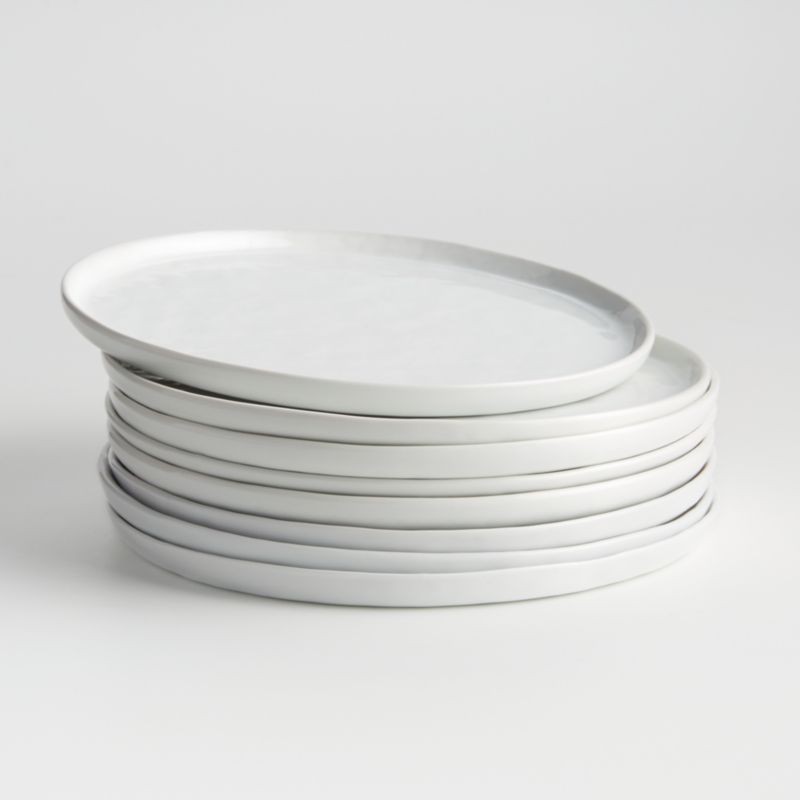 Set of 8 Mercer Salad Plates + Reviews | Crate and Barrel | Crate & Barrel