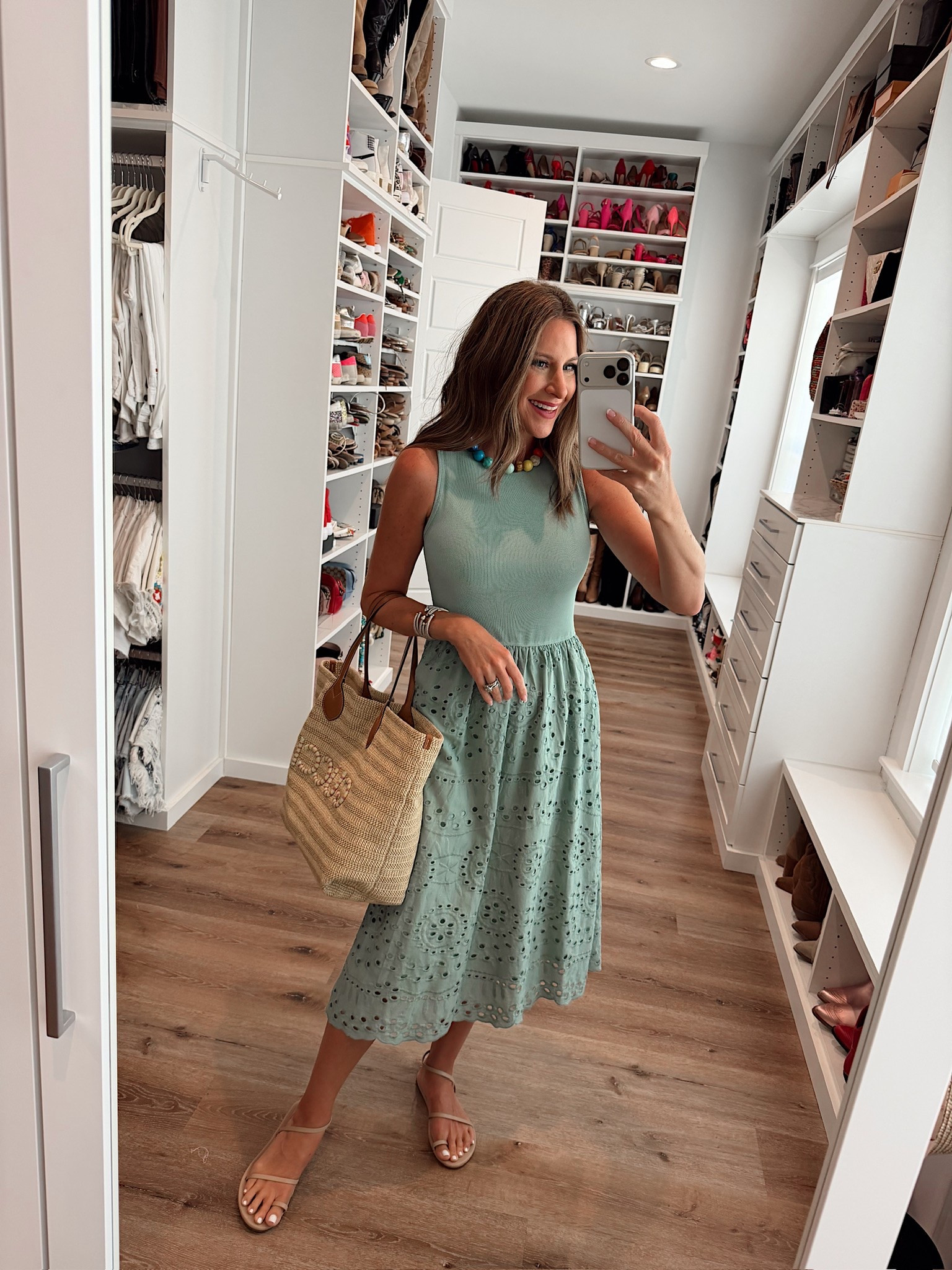 In a small dress, necklace, sandals and accessories - fits tts.

#LTKootd #LTKgrwm #LTKSeasonal