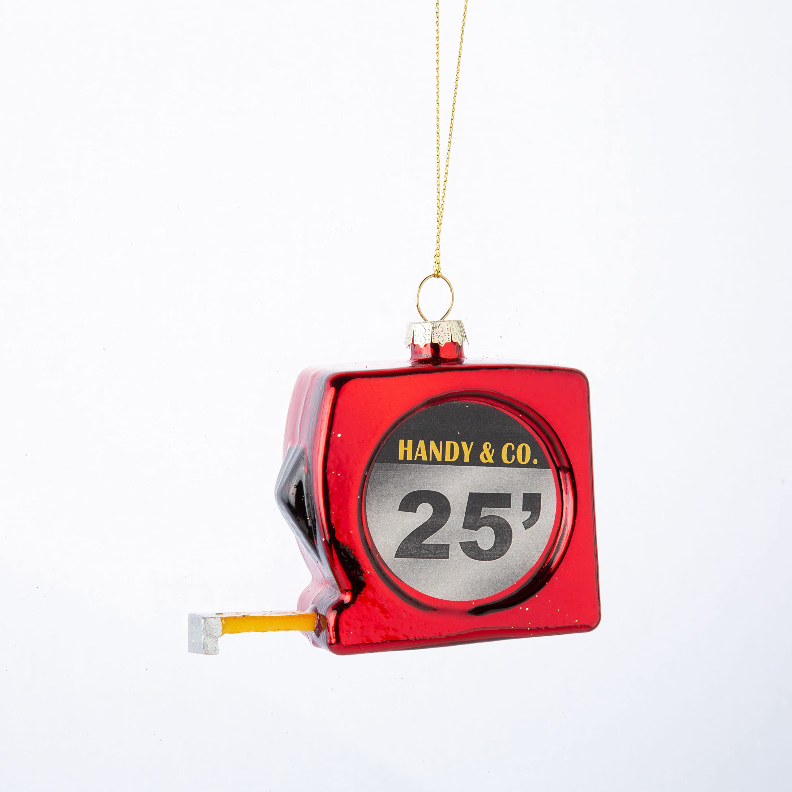 The Bridge Collection Glass Tape Measure Ornament for Handy Man, Construction Worker, Carpenter -... | Amazon (US)