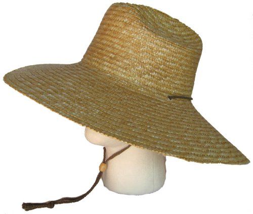 Super Wide Brim Lifeguard Hat Straw Beach Sun Summer Surf Safari Gardening UPF | Amazon (US)