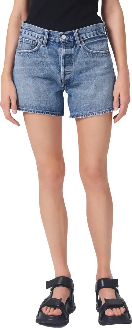 Parker Long Relaxed Organic Cotton Denim Shorts | Nordstrom