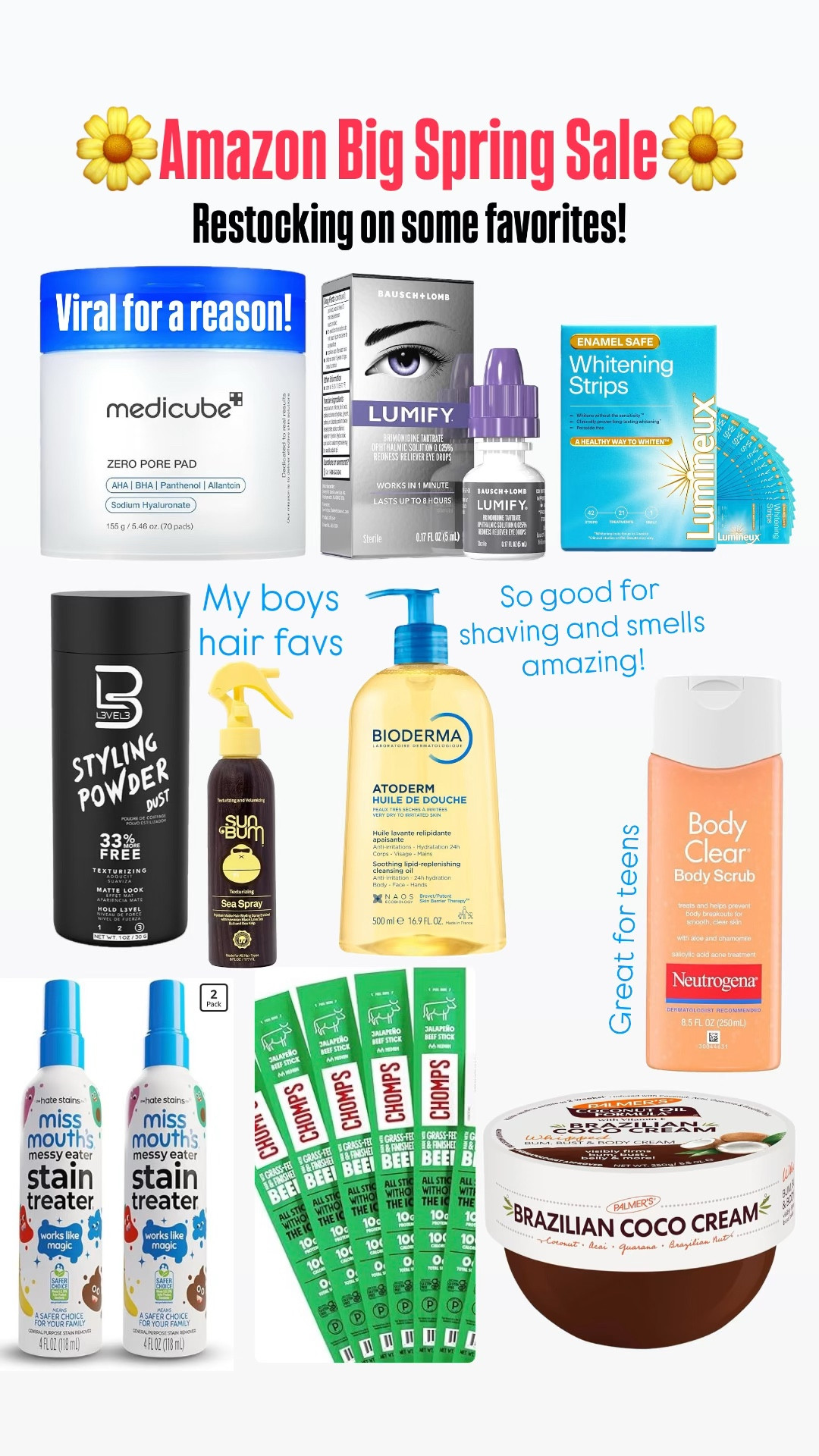 A lot of my family’s Amazon favorites are on sale so I am restocking!￼



#LTKSaleAlert #LTKselfcare #LTKBeauty