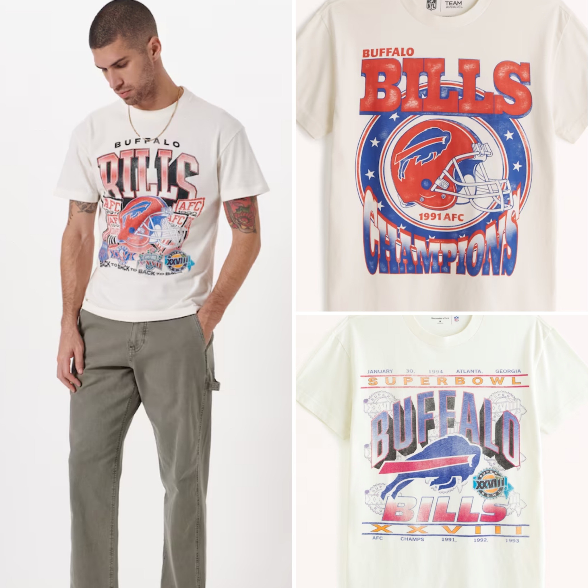 NFL x Staple Black Buffalo Bills Throwback Vintage Wash T-Shirt, hoodie,  sweater, long sleeve and tank top