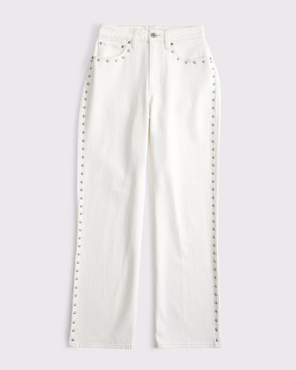 Curve Love High Rise 90s Relaxed Jean | Abercrombie & Fitch (US)