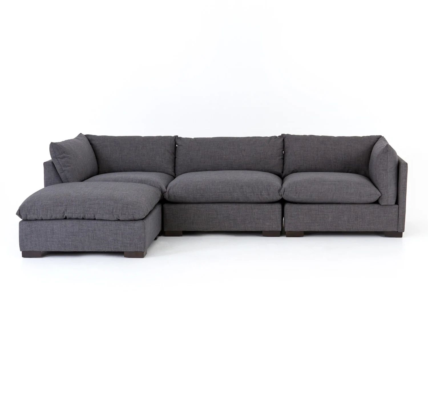 Kismet Sofa Sectional Pieces- Bennett Charcoal | Eclectic Goods