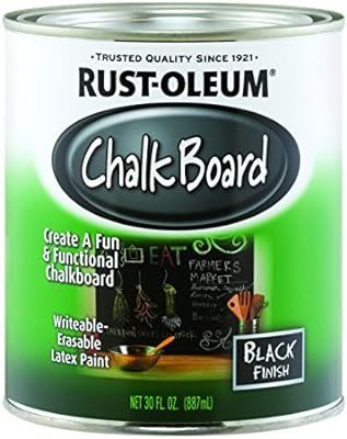 Rust-Oleum Black Chalkboard Paint 30 oz. | Amazon (US)