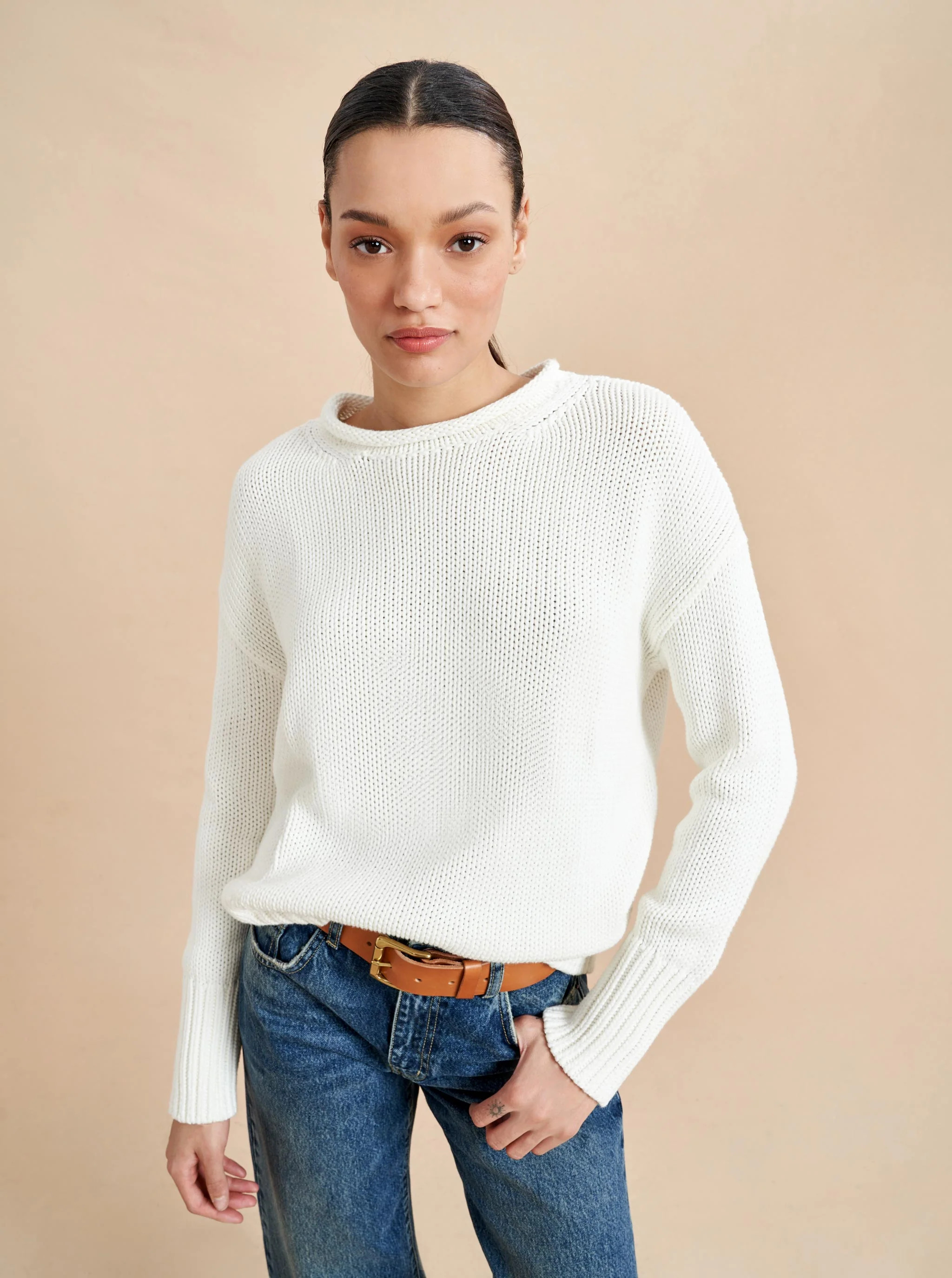 Solid Marina Sweater | La Ligne NYC | La Ligne