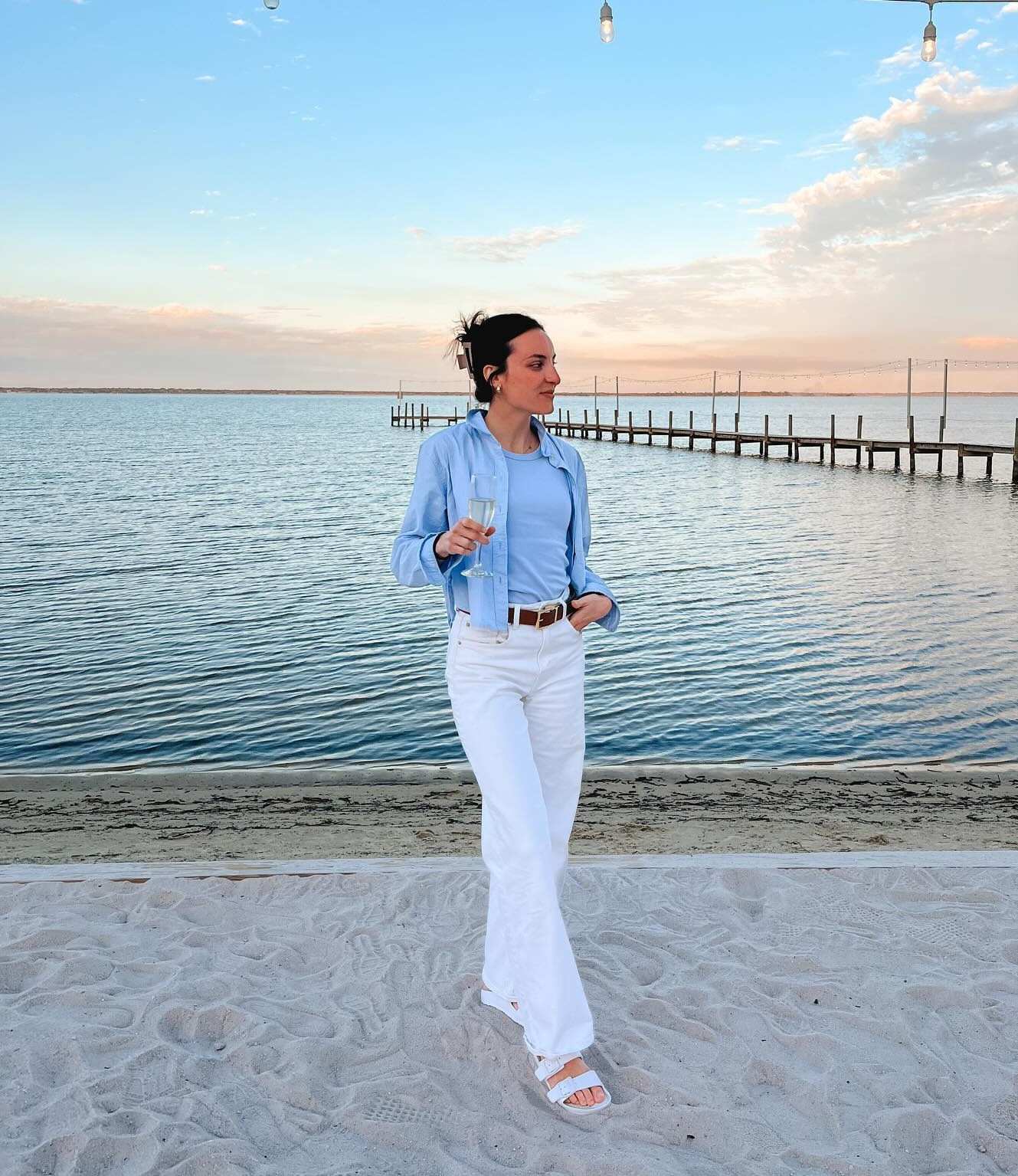 This outfit accidentally matched the sky. 💙 

 #LTKdayinmylife #LTKootd #LTKTravel