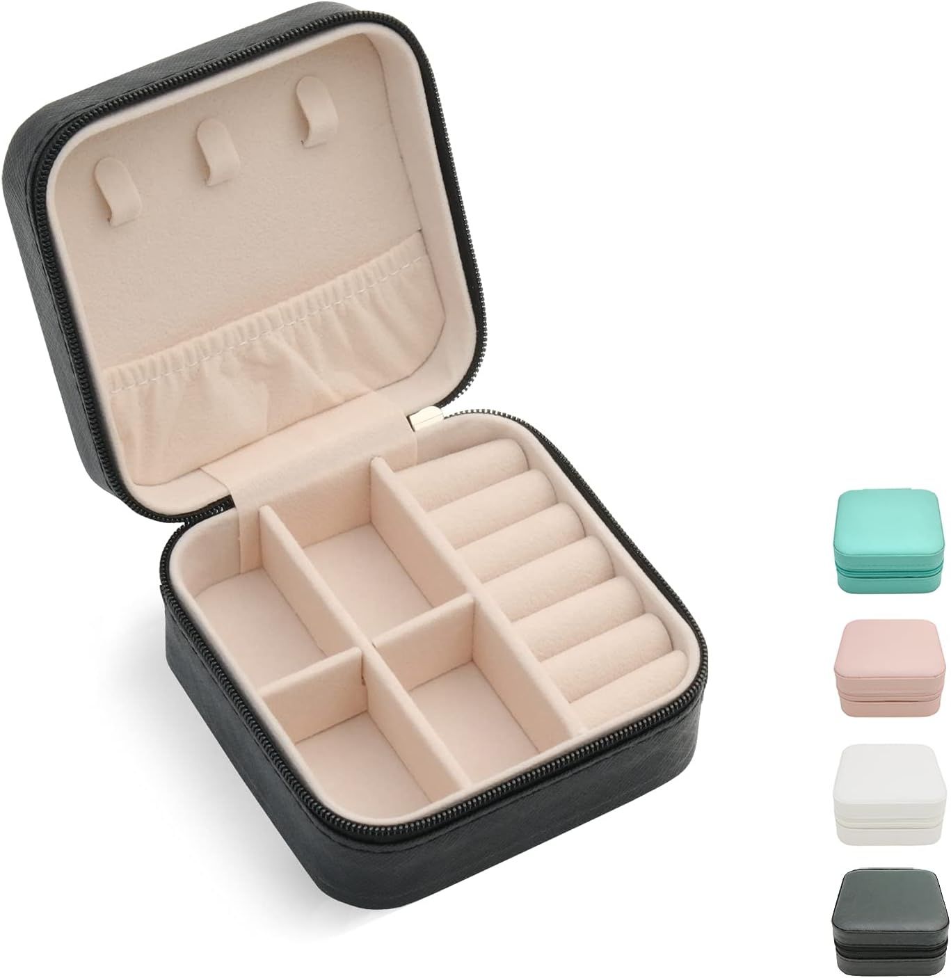 TRODANCE Mini Jewelry Travel Case, Small Travel Portable Display Storage Box, Mini Storage Organi... | Amazon (US)