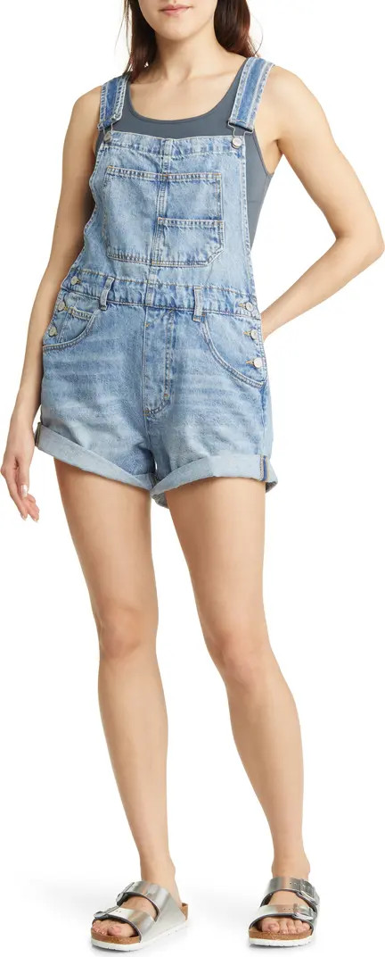 We the Free Ziggy Denim Shortalls | Nordstrom