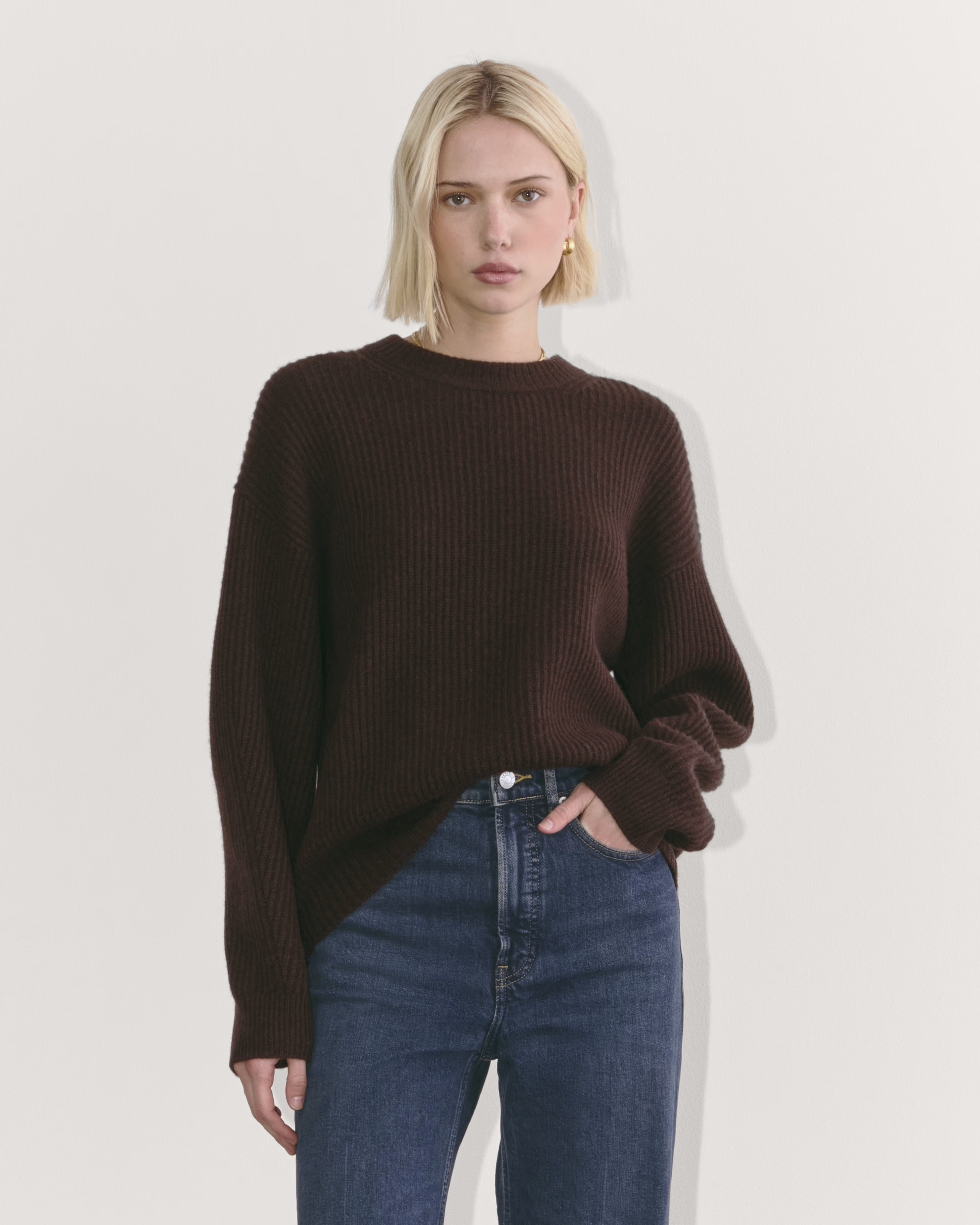The Cocoon Crew in Wool Cashmere | Everlane
