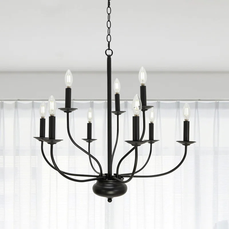 Alviery 9 - Light Candle Style Classic Chandelier | Wayfair North America