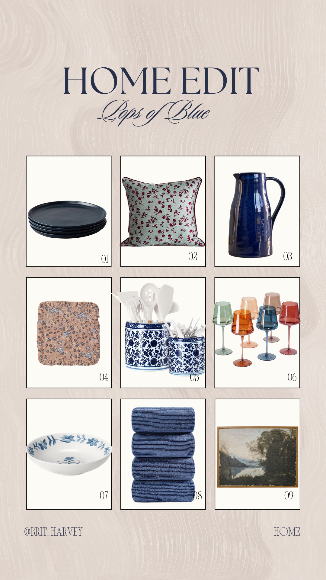 A home edit with pops of blue 🤍 Especially loving the navy details, which feel warm and chic. Great for layering into everyday spaces or for hostess gifts. 

#homeedit #hostessgift #hostessgiftideas
#homeinspo #cozyhome #neutralhome
#blueaccents #navyhome #timelessstyle
#ltkhome #ltkfinds #homedecor
#everydayhome #elevatedhome

 

 