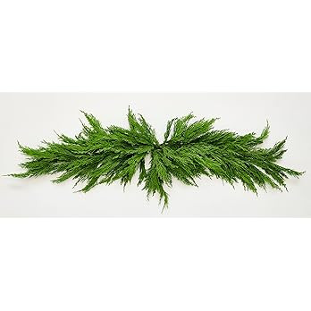 Worth Imports 47" Christmas Artificial Evergreen Pine Cypress Swag | Amazon (US)
