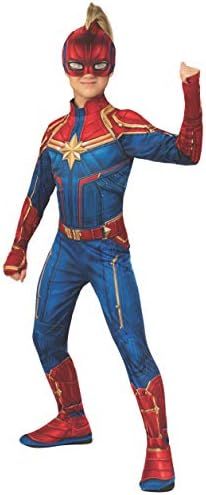 Rubie's Captain Marvel Hero Costume Suit, Small Blue/Red | Amazon (US)