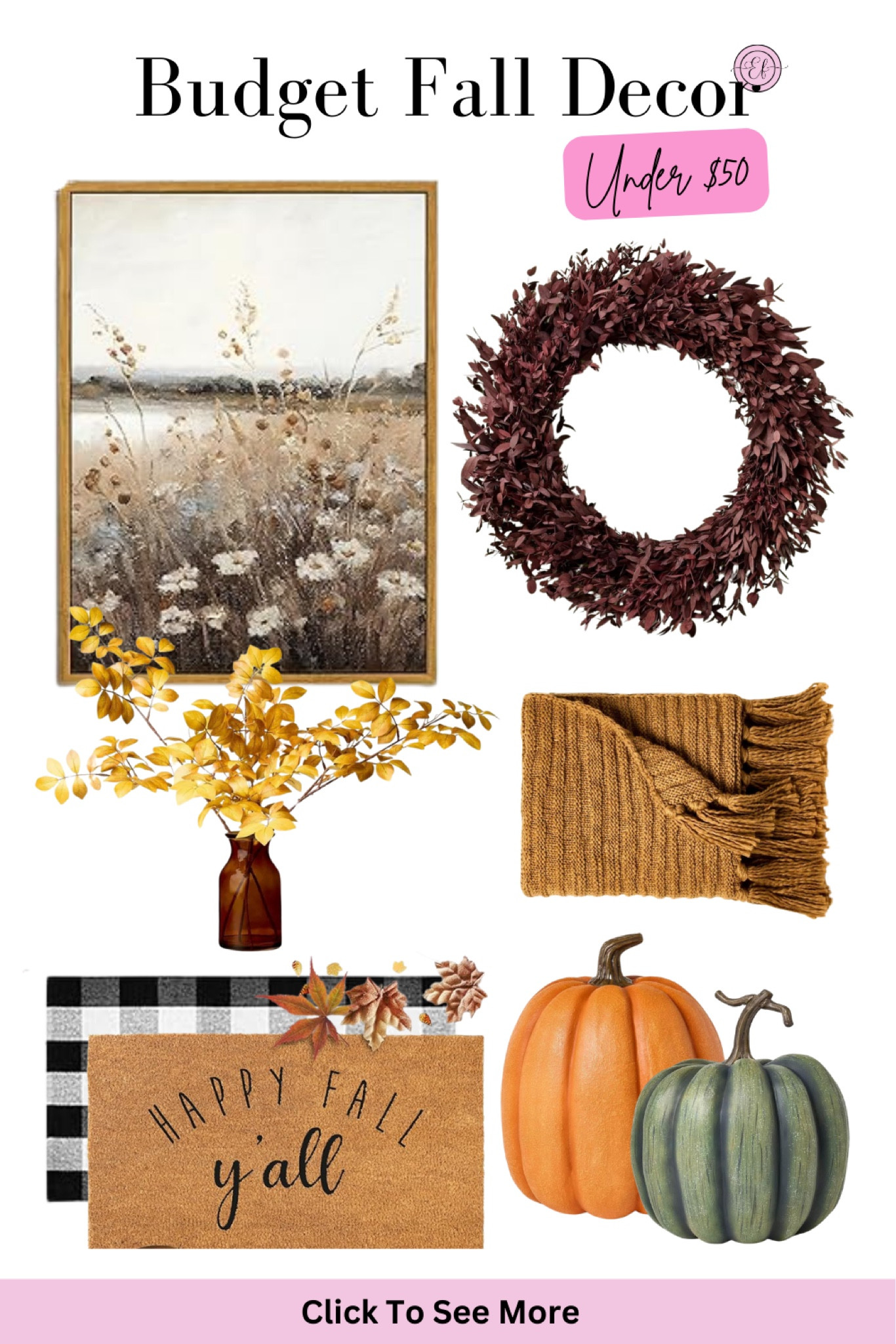 Budget Fall Decor Ideas Under $50

Fall home decor, easy fall decor, cheap fall decor, fall decor for living room, target fall decor, Amazon fall decor, aesthetic fall decor, fall wreath, fall pumpkin for outdoor, pumpkin decor, candle snuffer, fall pillow decor, fall table decor, fallstems, fall doormat and rug, fall throw blanket, knitted blanket

#LTKHome #LTKSeasonal #LTKFindsUnder50