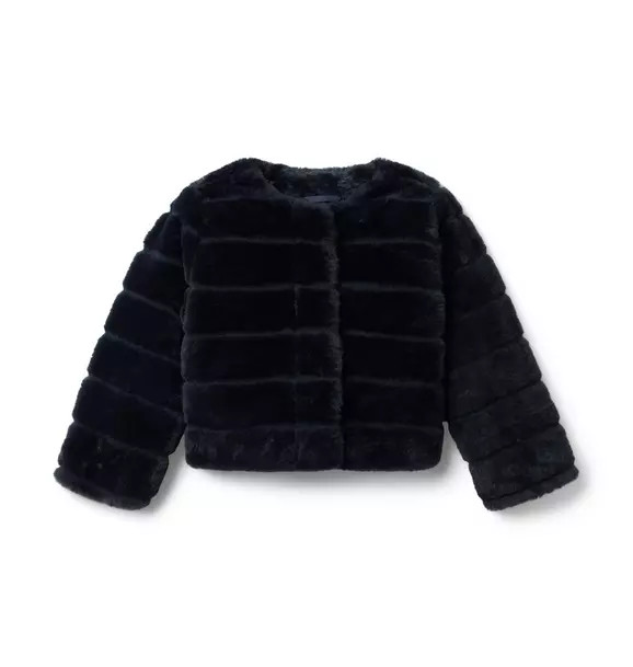 Channel Faux Fur Jacket | Janie and Jack