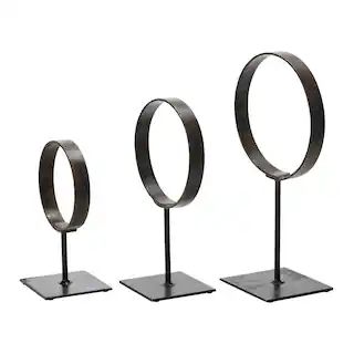 Decorative Modern Found Metal Rings on Stands Set | Michaels | Michaels Stores