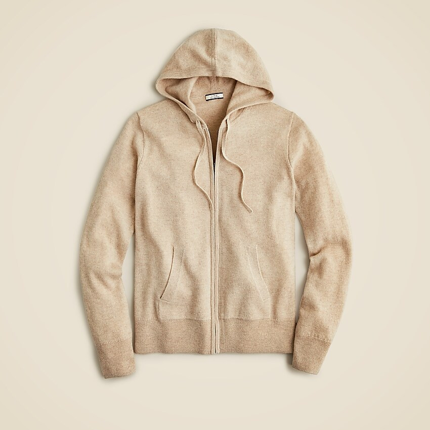 Cashmere full-zip sweater-hoodie | J. Crew US