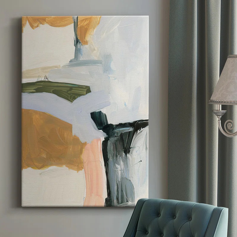 Palette Meld II On Canvas Painting | Wayfair Professional