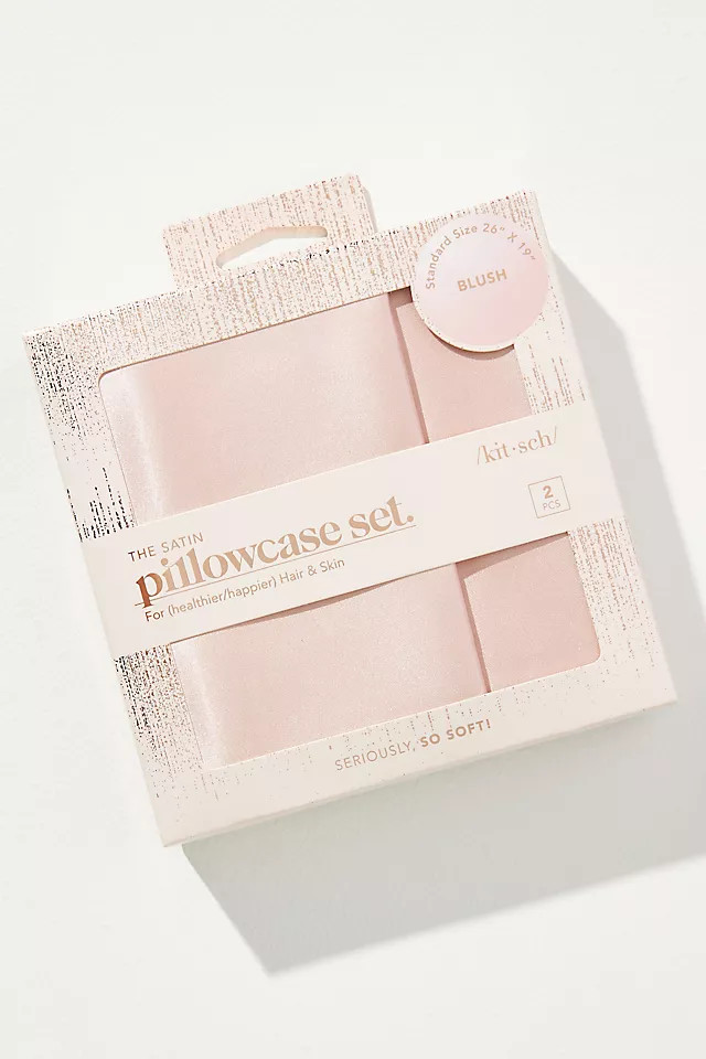 KITSCH Set of Two The Satin Pillowcase | Anthropologie (US)