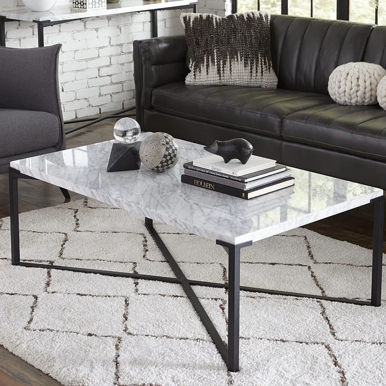 Artie Cross Legs Coffee Table | Wayfair North America