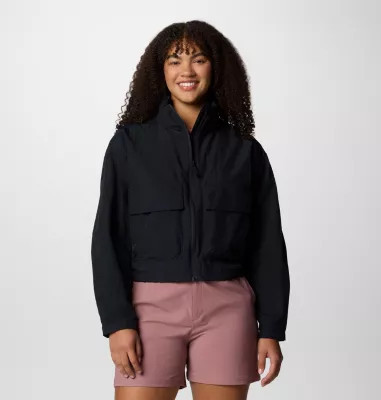 Columbia Women's Paracutie Cropped Cargo Windbreaker- | Columbia Sportswear