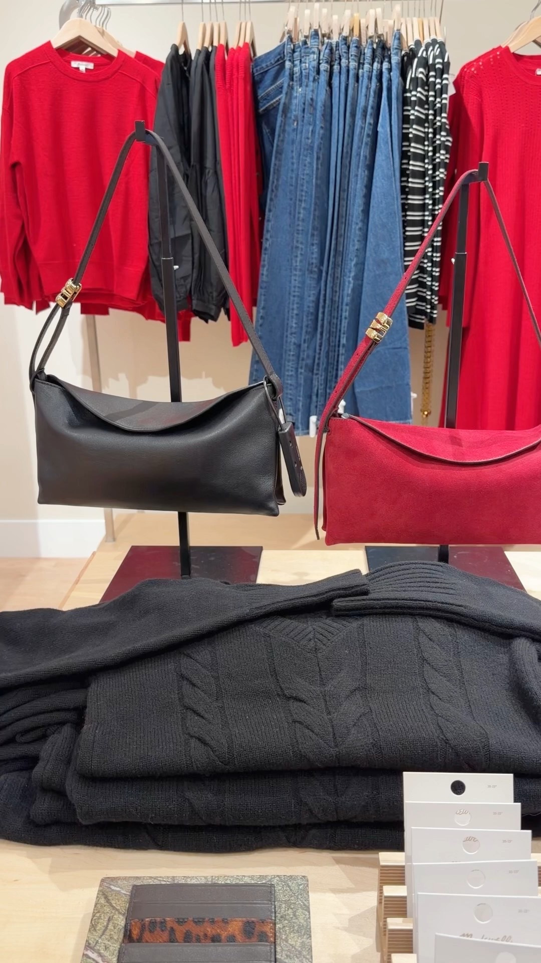 Madewell new arrivals! Loving all of the red and black bags, sweaters and tops! 

#LTKOver40 #LTKMidsize #LTKWorkwear
