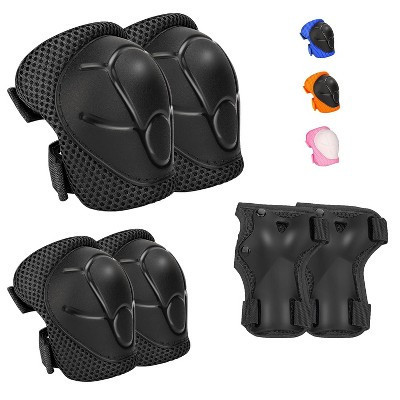 Evita Kids Protective Gear Set - Knee Pads Elbow Pads with Wrist Guards for Ages 3-12, Black, S | Target
