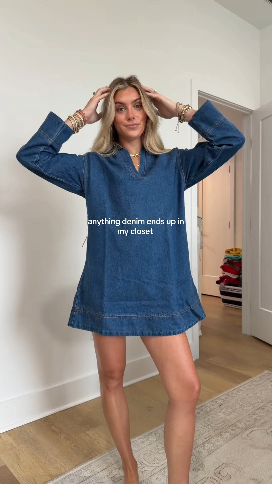 @Petal & Pup size xs Get ready to turn heads in the Genesis Mini Dress. This indigo beauty brings serious main character energy with its structured spread collar and deep v-neckline, offering a look that's equal parts bold and chic.