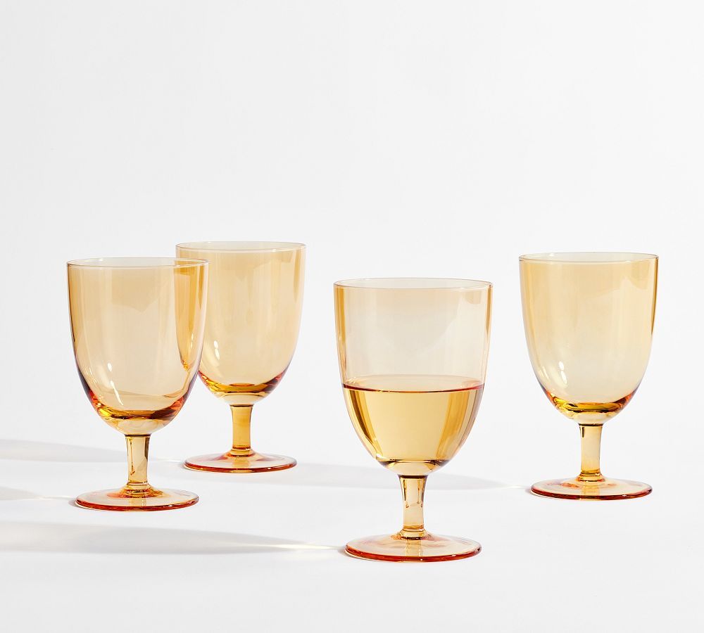Arlo Footed Wine Glasses - Set of 4 | Pottery Barn (US)