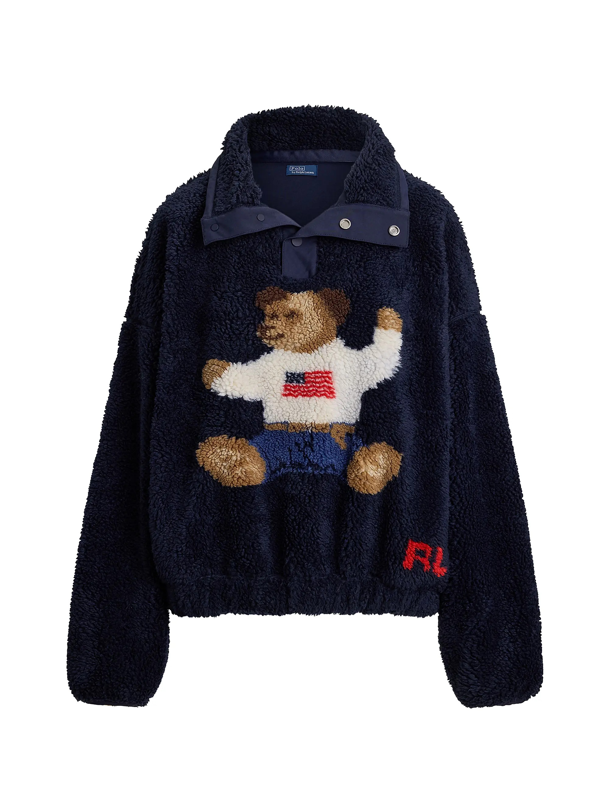Polo Ralph Lauren Vintage Polo Bear Fleece Sweatshirt | Saks Fifth Avenue | Saks Fifth Avenue