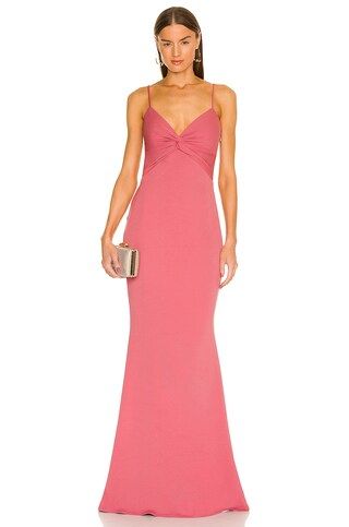 Katie May Nirvana Gown in Pink Peppercorn from Revolve.com | Revolve Clothing (Global)