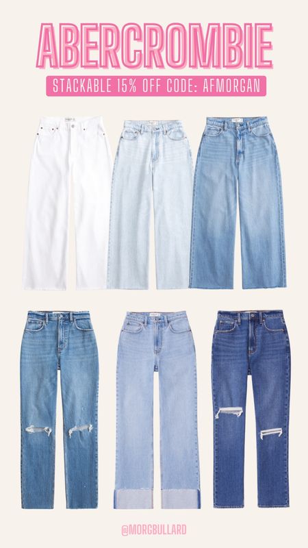 Abercrombie Denim | Abercrombie Jeans | Abercrombie Code 

#LTKstyletip #LTKsalealert #LTKfindsunder100