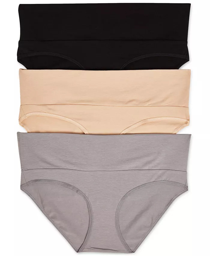 Motherhood Maternity Maternity Over or Under the Bump Underwear Panties (3 Pack) - Macy's | Macy's