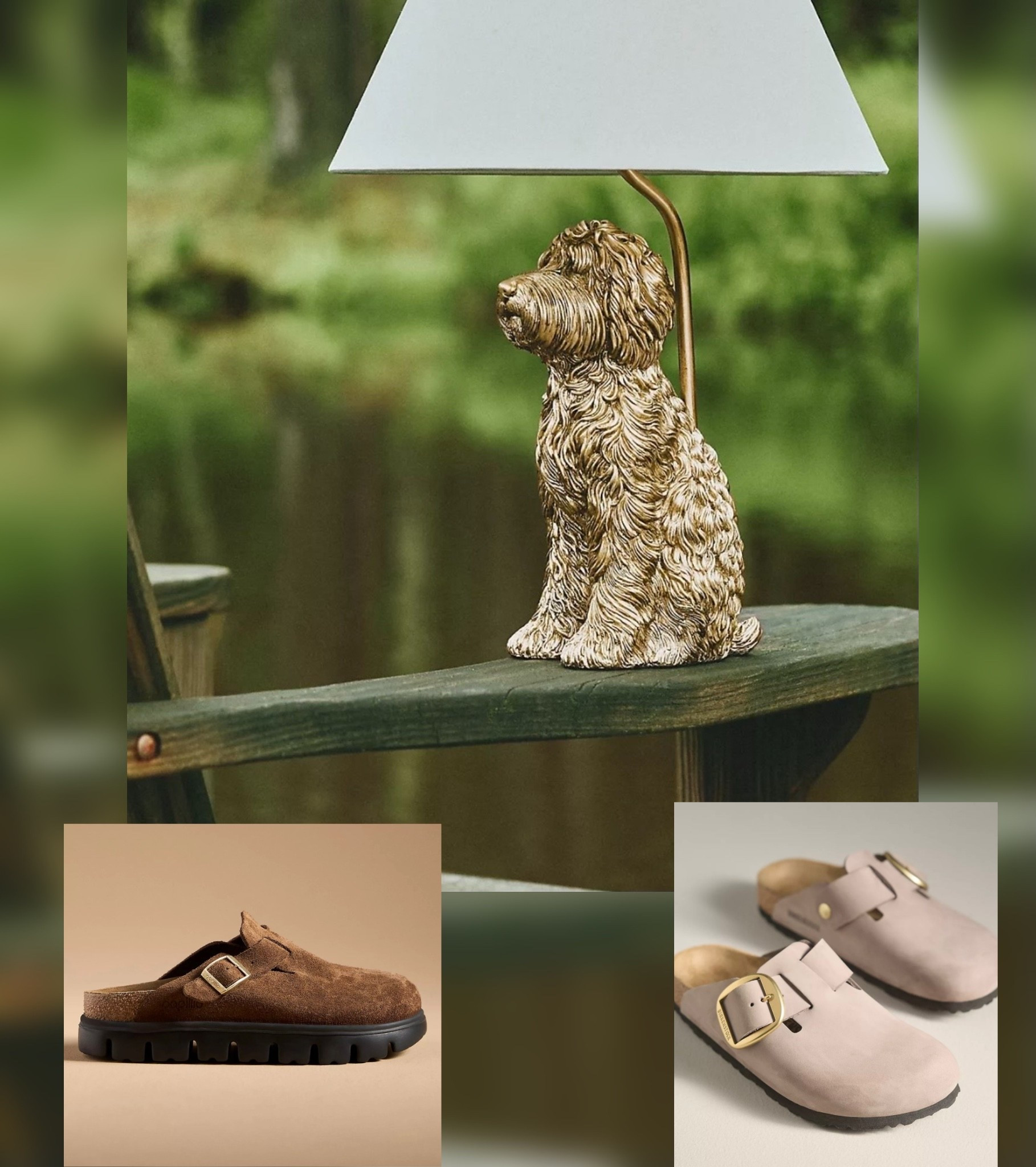 A few of my favorite items from Anthropologie! Dog icon lamp & Birkenstocks! 

#LTKHome #LTKGiftGuide #LTKSaleAlert