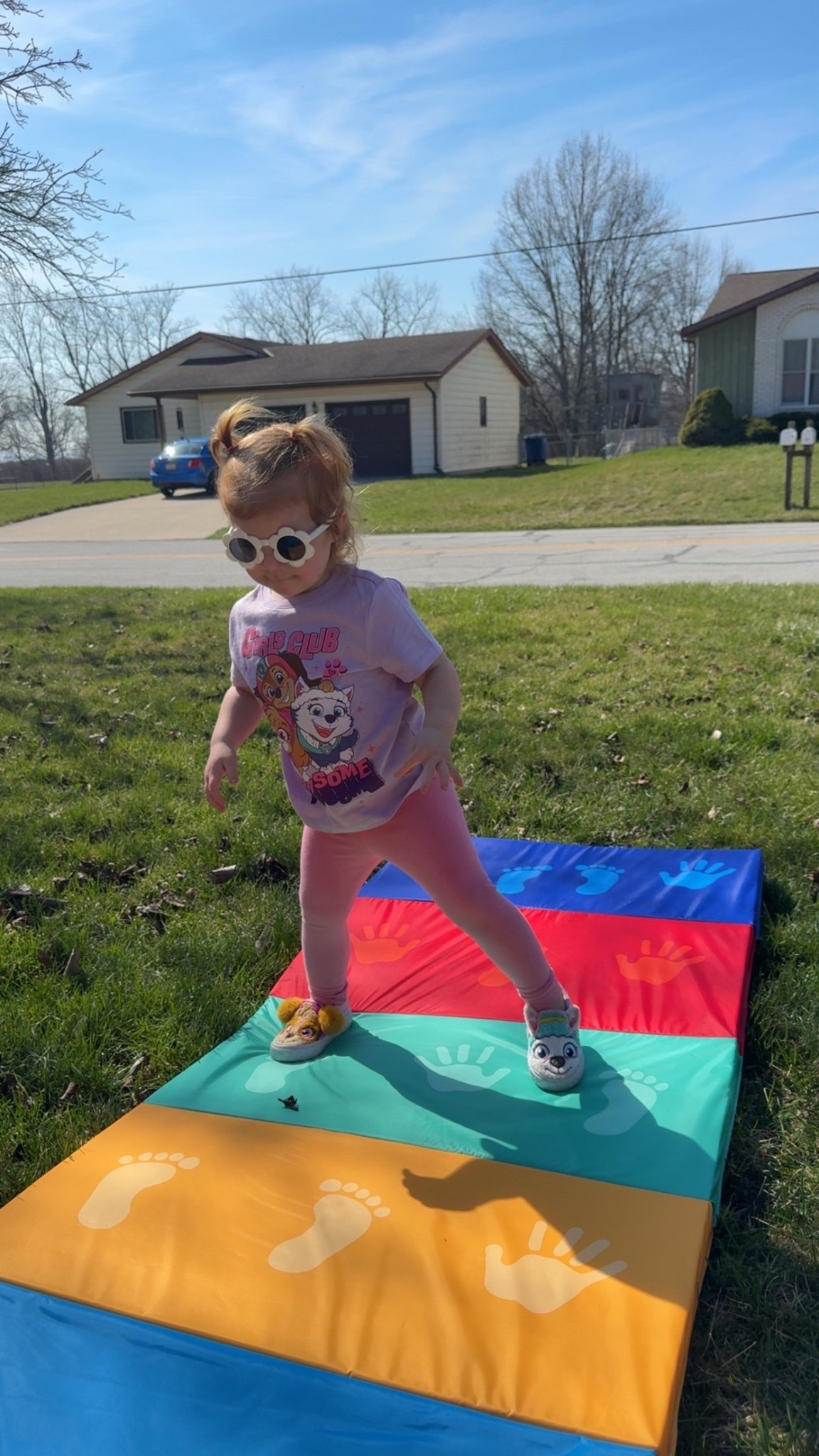 This toddler play mat has been a huge hit for my little girl! She loves jumping on the feet and doing sunnersaukts on it! So affordable too compared to other mats!! 

#LTKmomlife #LTKKids #LTKActive