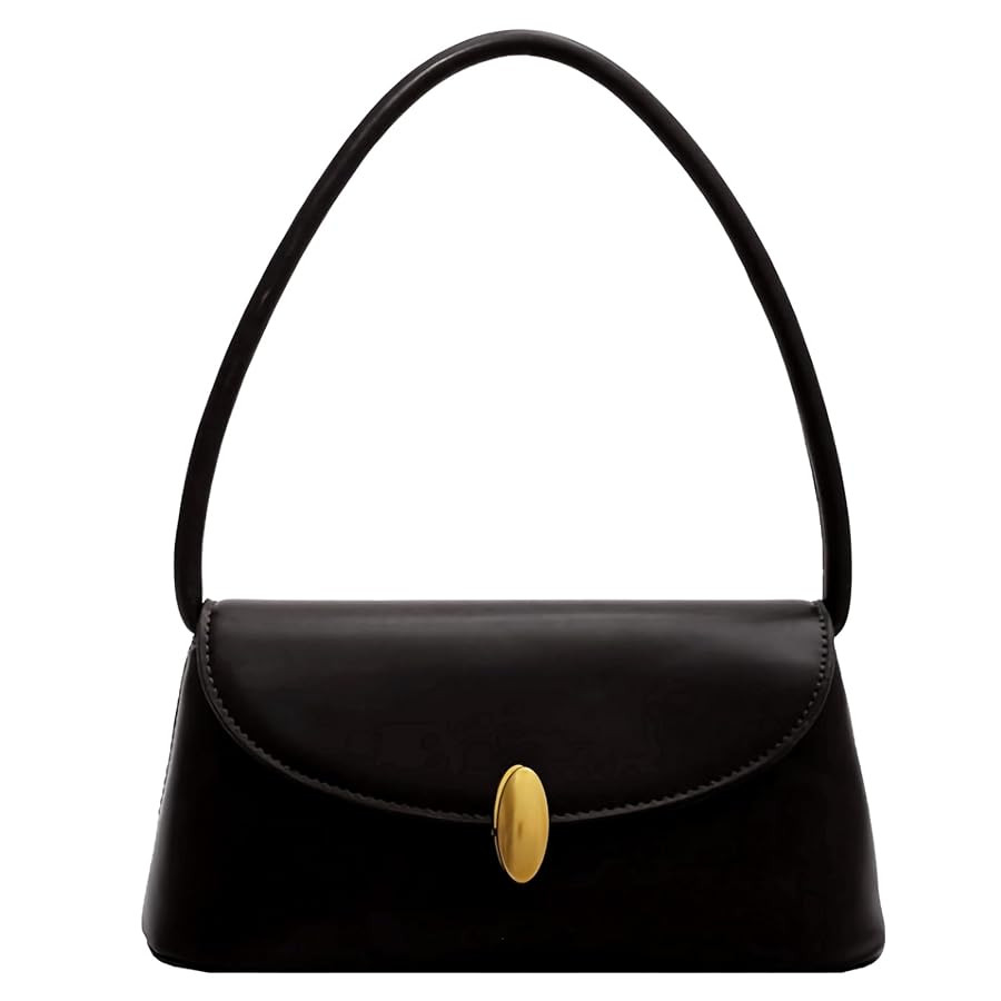 Retro Shoulder Bag for Women, Leather Small Tote Handbag Hobo Cute Clutch Shoulder Purse, Vantage... | Amazon (US)