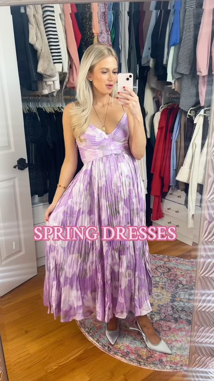 Spring Dresses perfect for a wedding, baby shower or any other special event. All bump friendly but non maternity 

#LTKWedding #LTKSaleAlert #LTKFindsUnder100