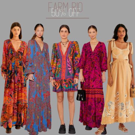 Farm Rio Sale! 50% off everything but it is final sale! Lots of dresses with sleeves!

#wedding #beachwedding #weddingguest #farmrio #colorful #longsleevedress #summerready
#giftguide #holidaypartyoutfit

#LTKparties #LTKsalealert #LTKtravel